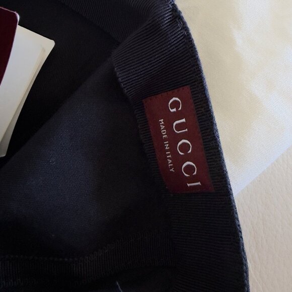 NWT GUCCI Baseball Cap This Season'S Logo Navy Cap Size M 58 Cm - Picture 7 of 10